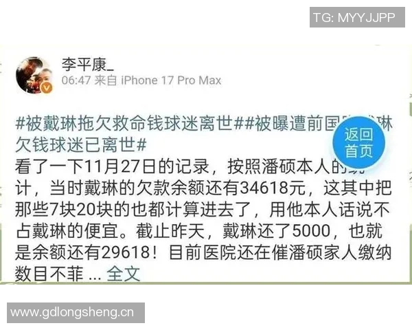 李平康发起行动征集戴琳欠款债权人信息共同维权报警